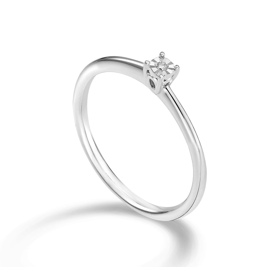 Nihama un 18k ct.0,015 taille 2 NA5150O4BR001-2