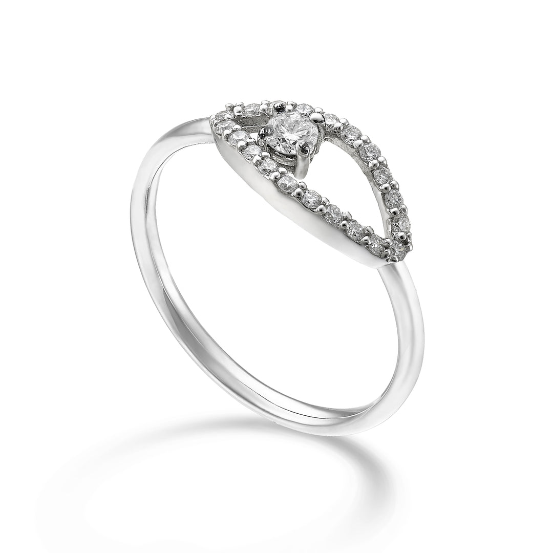 World Diamond Group en 18k ct.0.23 "öga" GA5186O4BR023