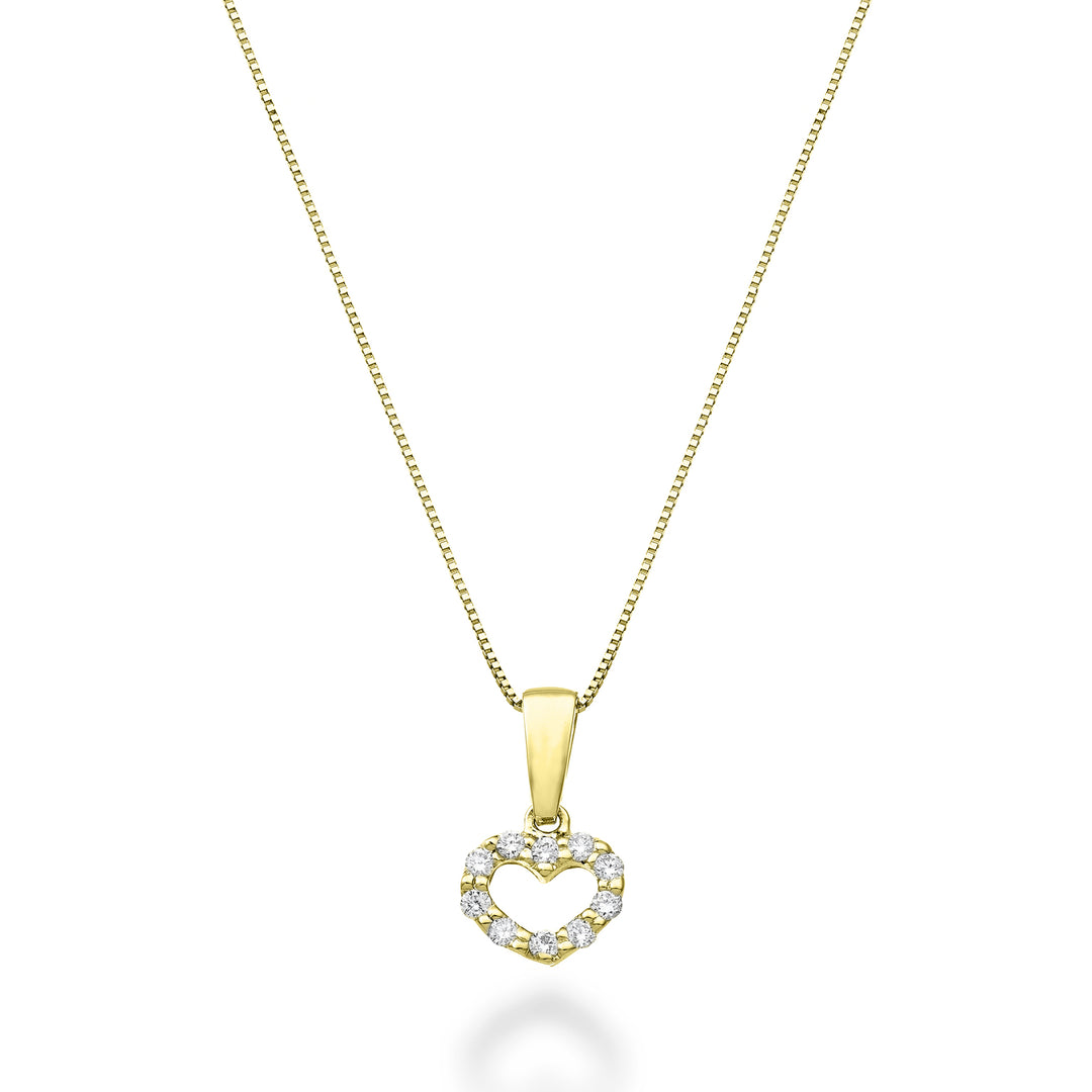 Mikiko cl 18k 0,08 ct κίτρινος χρυσός MD5169O1BR008