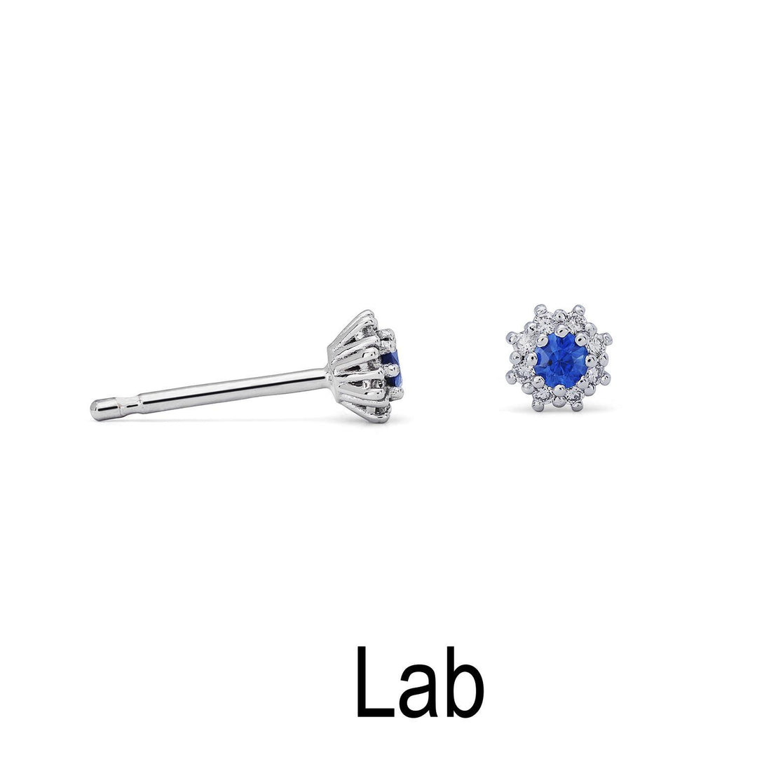 Nihama eller 18k safir lab ct.0,16 diam. 0,08 ct storlek 1 NO5066O4ZFL016