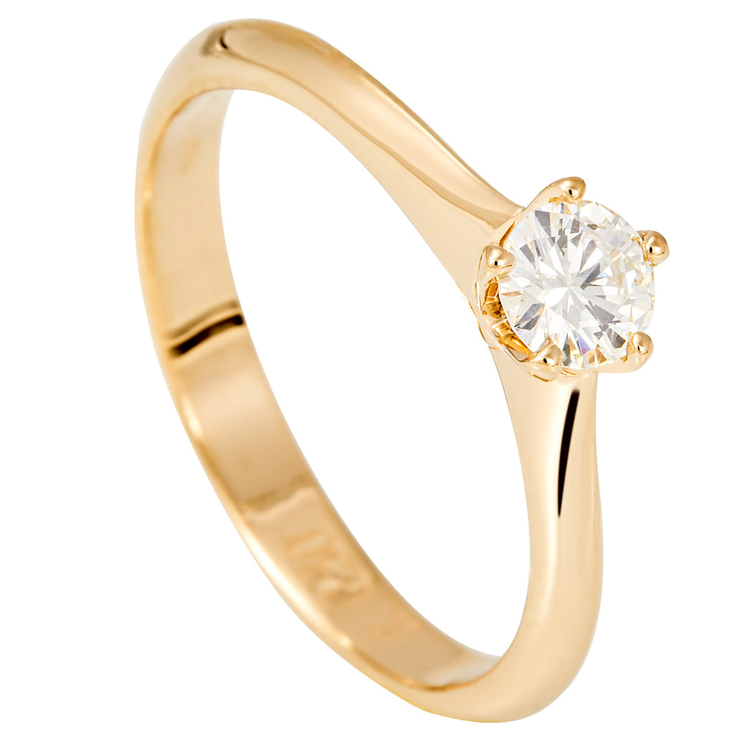 World Diamond Group 5 noktalı tek taş sarı altın ASL012GWDI-17010110062