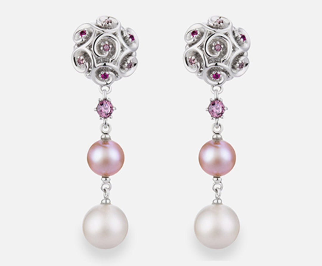 Mikiko ou ag925 fw mu 6,5/7 bi 7,5/8gem rosa swarovski MO7582A4ROSA000
