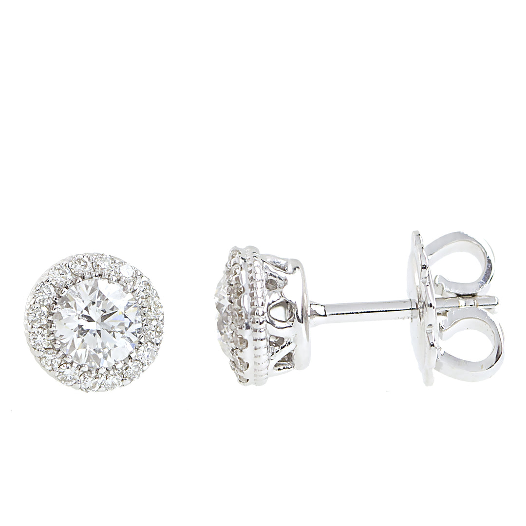 Golay central diamond earring 0.30 ct and outline ONE7892-14350110284