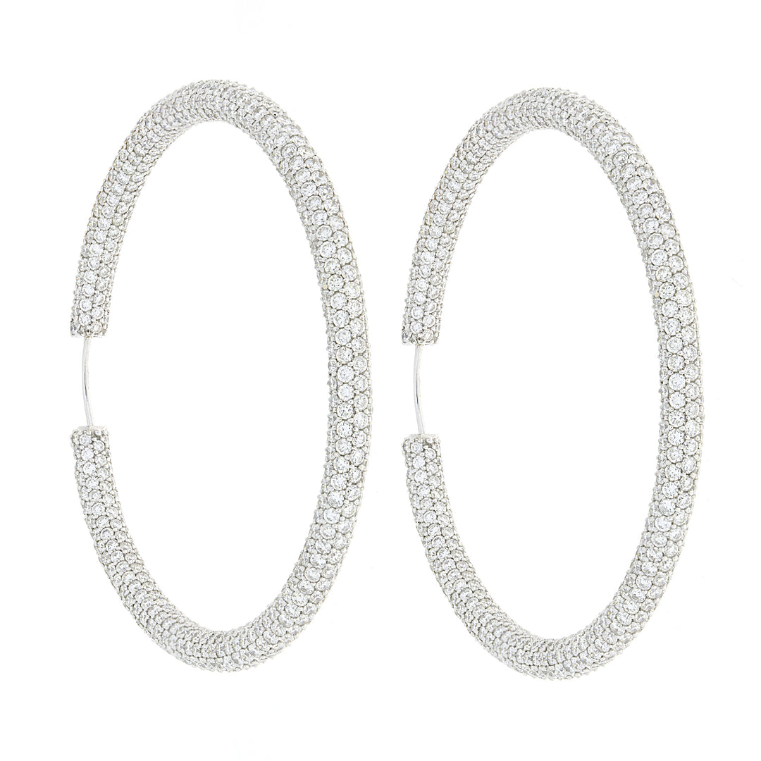 World Diamond Group grote buisoorbellen in witte diamanten ORDMO50LDBOB-14023110009