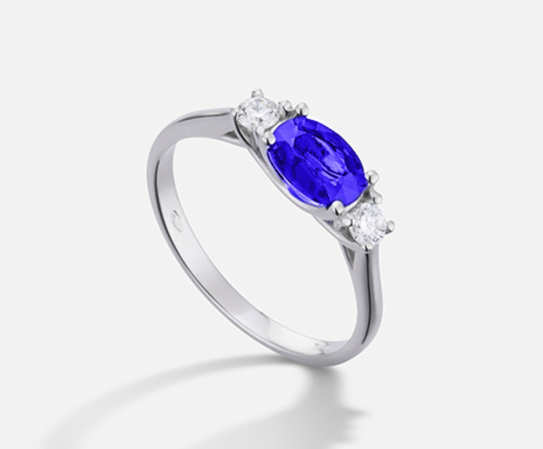 Mikiko egy 18k tanzanit n. ovális 7x5 cs.0.60 átm.0.16 MA5113O4TZN