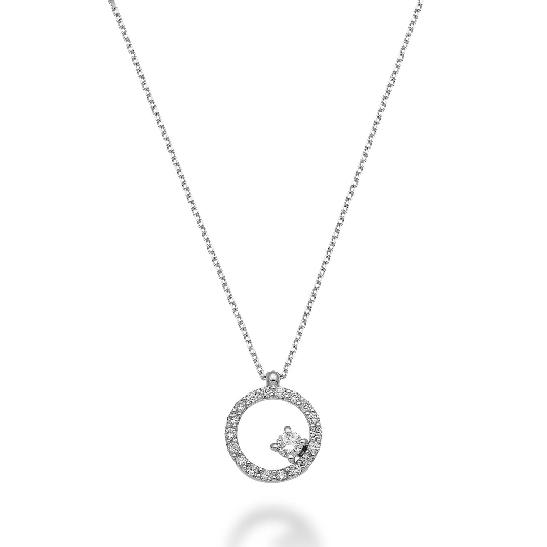 مجموعة العالم للماس cl 18k قيراط 0,22 "دائري" GD5157O4BR022