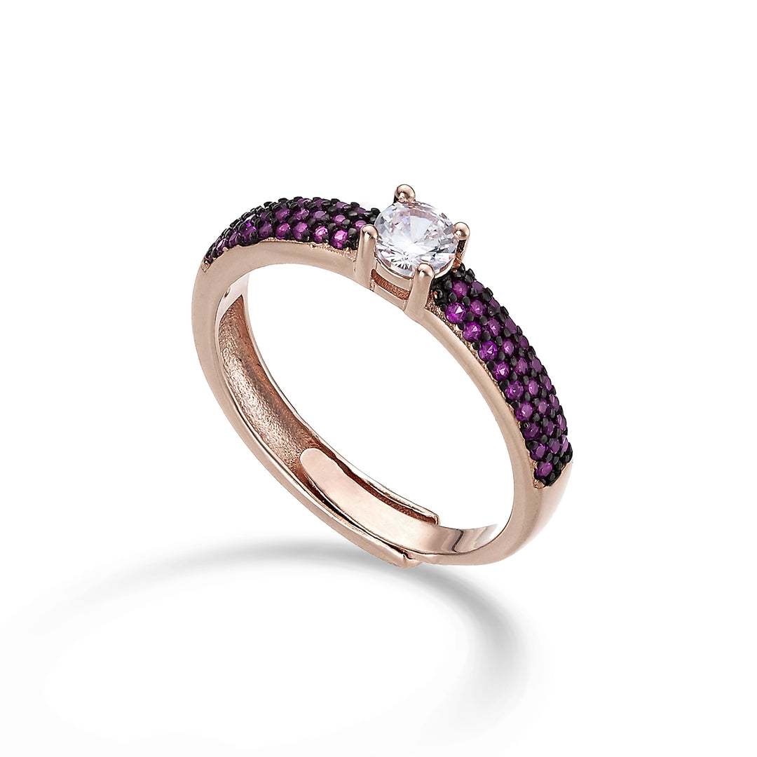 Mikiko egy ag925 drágakő swarovski piros-fehér MA7185A3ROSSO00