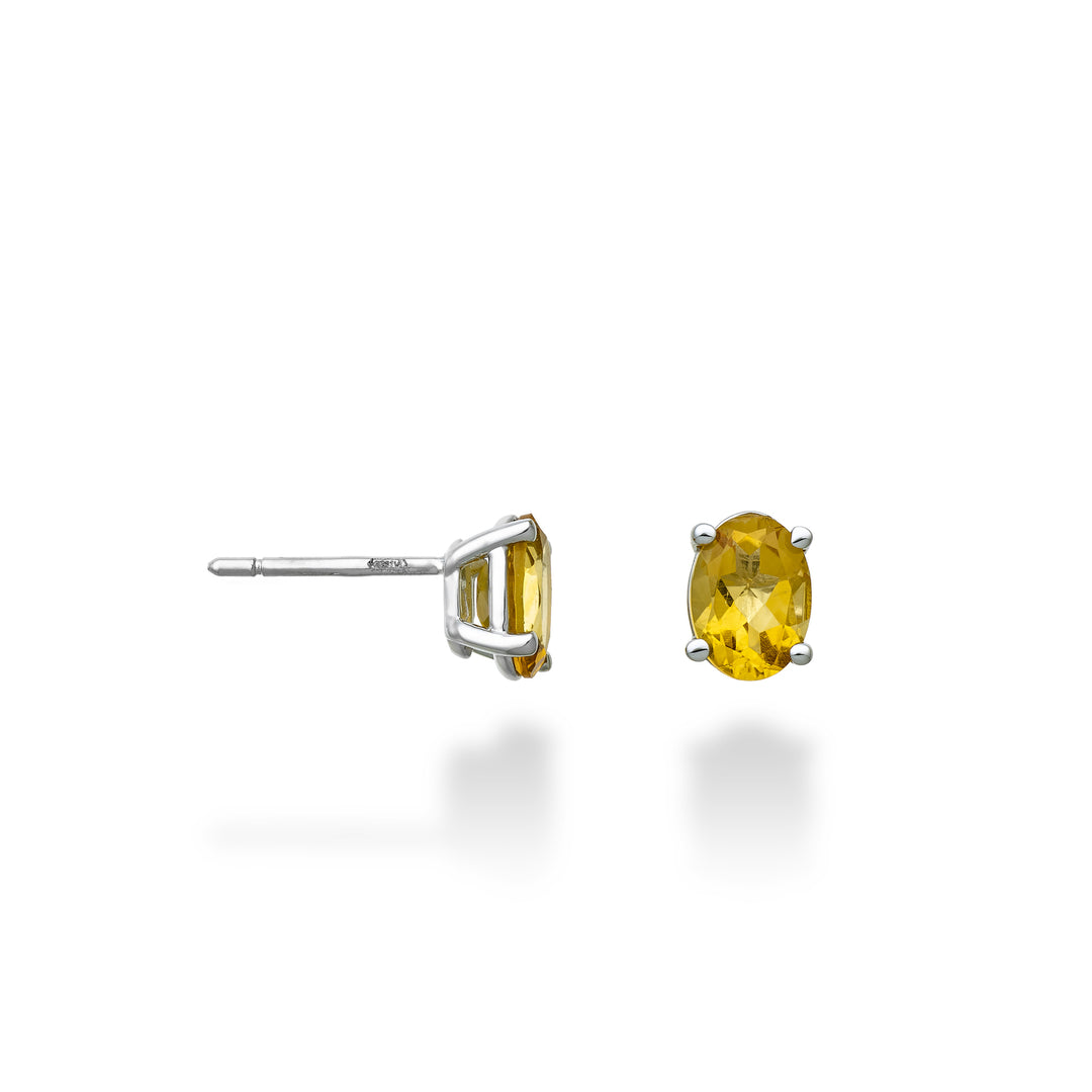 Mikiko tai 18k soikea sitriini 7x5 ct.1,20 MO5121O4CITR