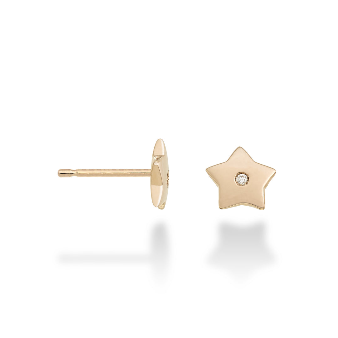 Mikiko ou étoile 18 carats 0,02 ct or rose MO5108O3BR002