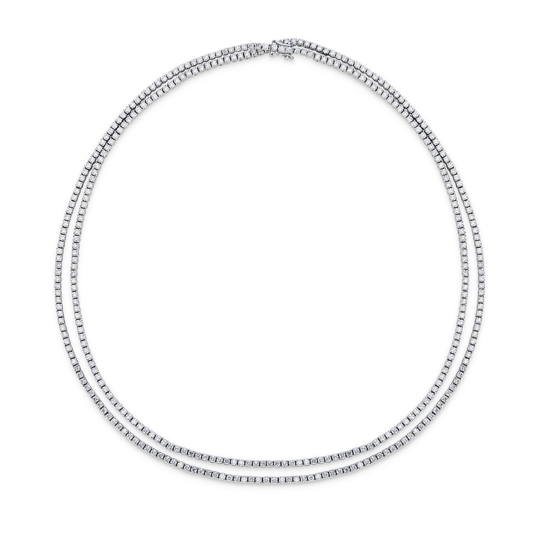 Golay tennis ras du cou fil linéaire 2,5 pt pierre 8 cm GTF003DI2580-22105110019