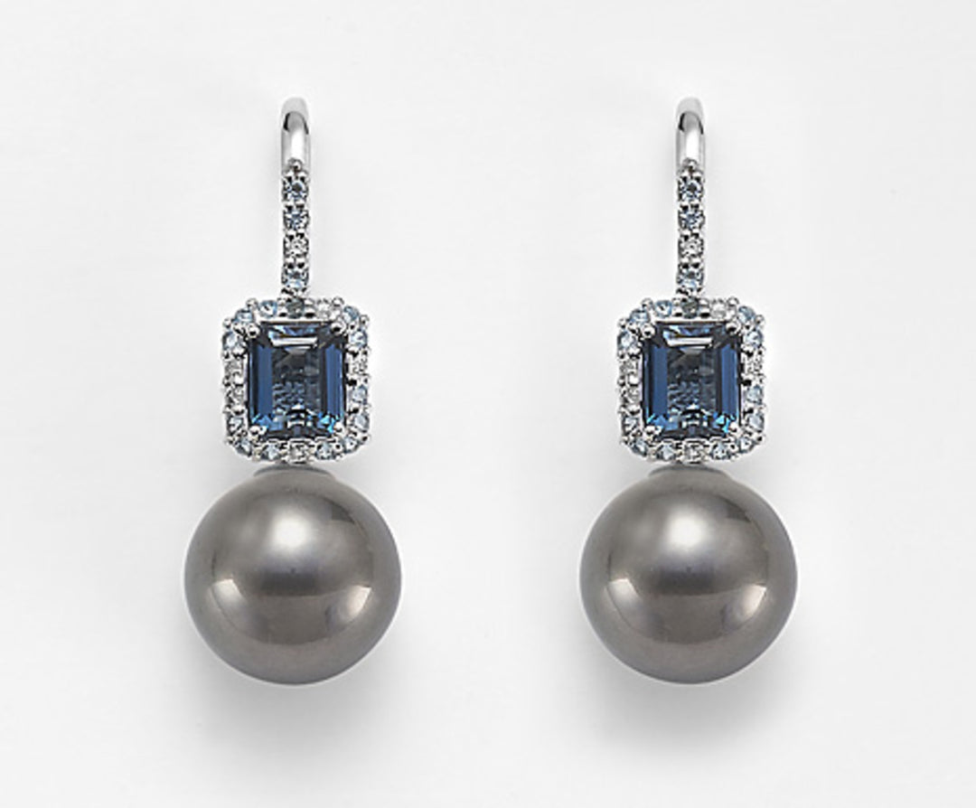 Nihama ou 18k sspb 11/12 ct.0,12 diam, topázio azul e opaze londres NO1428O4SANE110