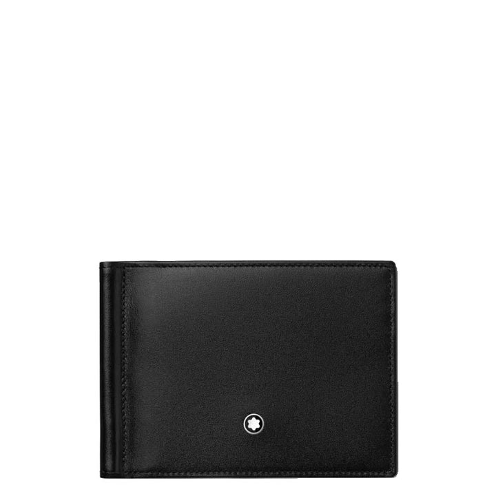 Montblanc मनी क्लैंप 5525 के साथ Meisterst ⁇ ck 6 डिब्बे का बटुआ