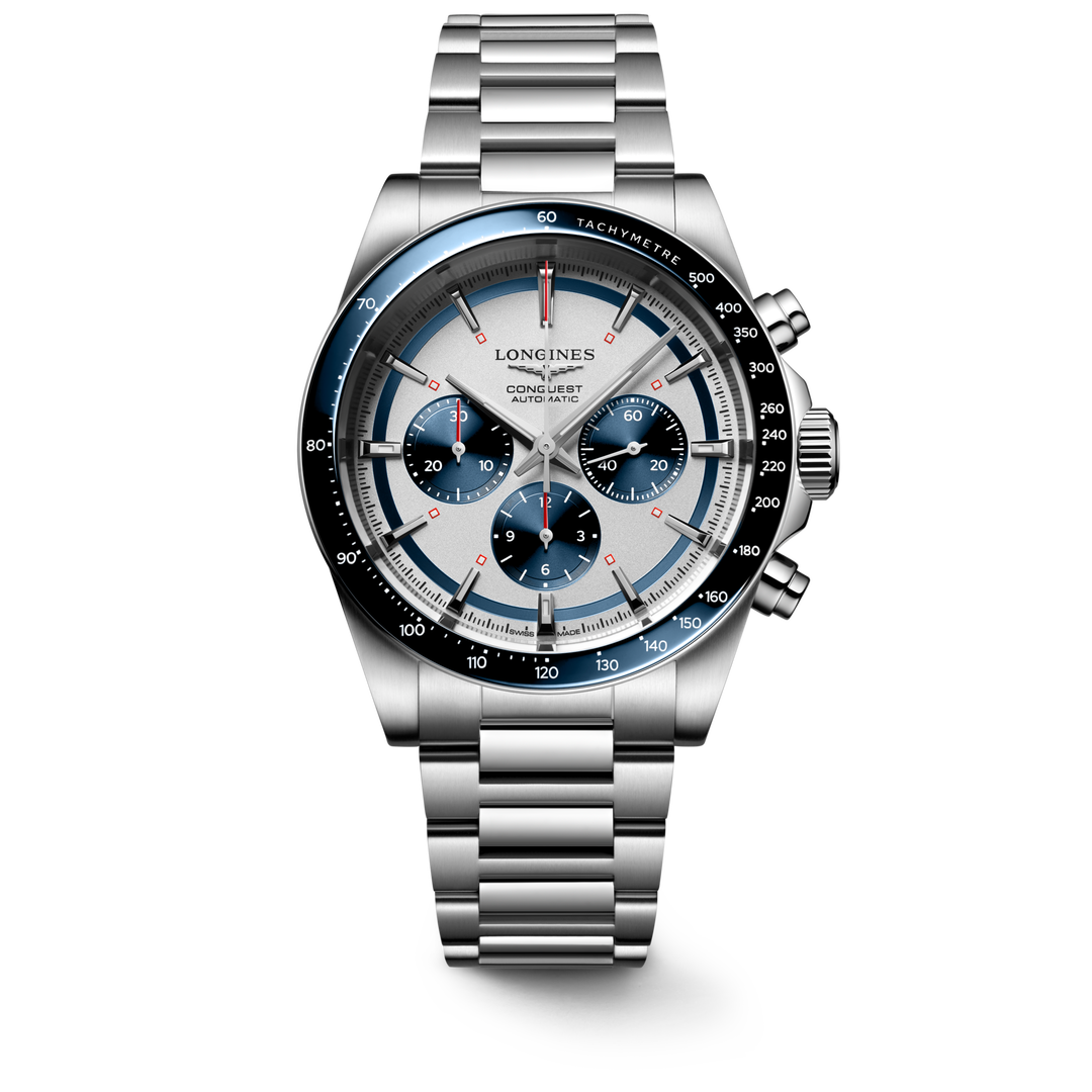 Longines orologio Conquest Chronograph 42 mm L3.835.4.98.6