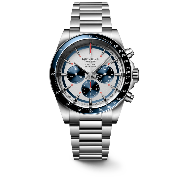 Longines orologio Conquest Chronograph 42 mm L3.835.4.98.6