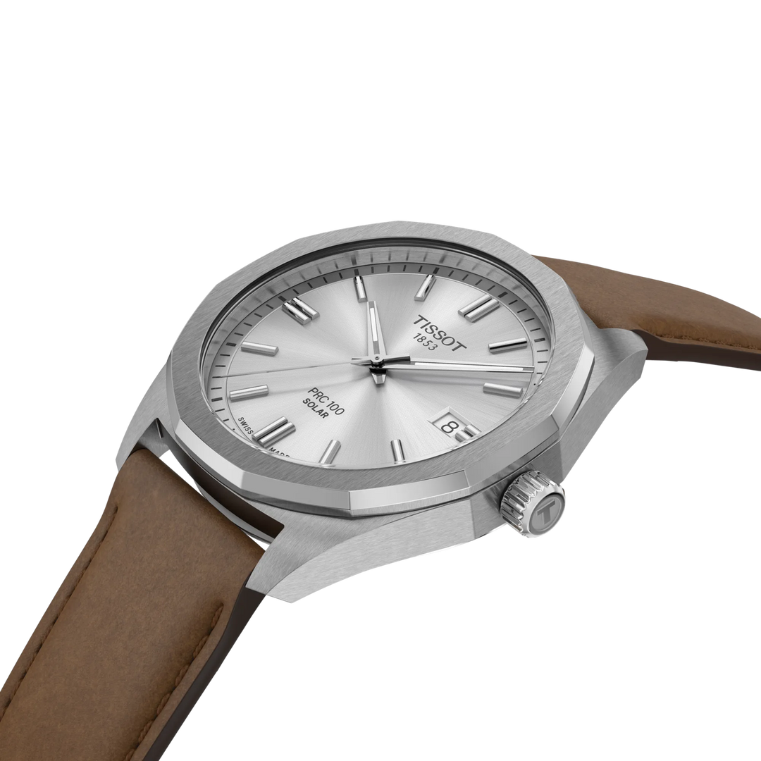 Tissot Watch PCC 100 Solar 39mm Silver Quartz Steel T151.422.16.031.00