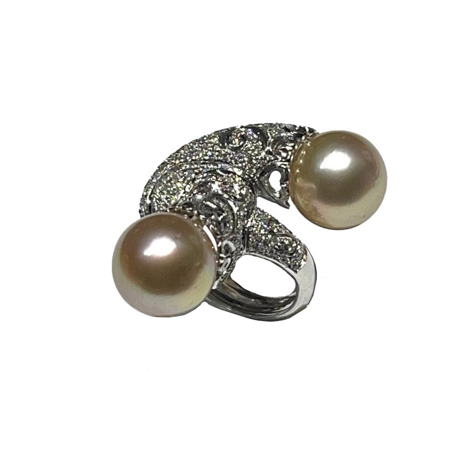 Capodagliegaglia węzeł perłowe złote perły 18KT Diamonds and Pearls 0020a
