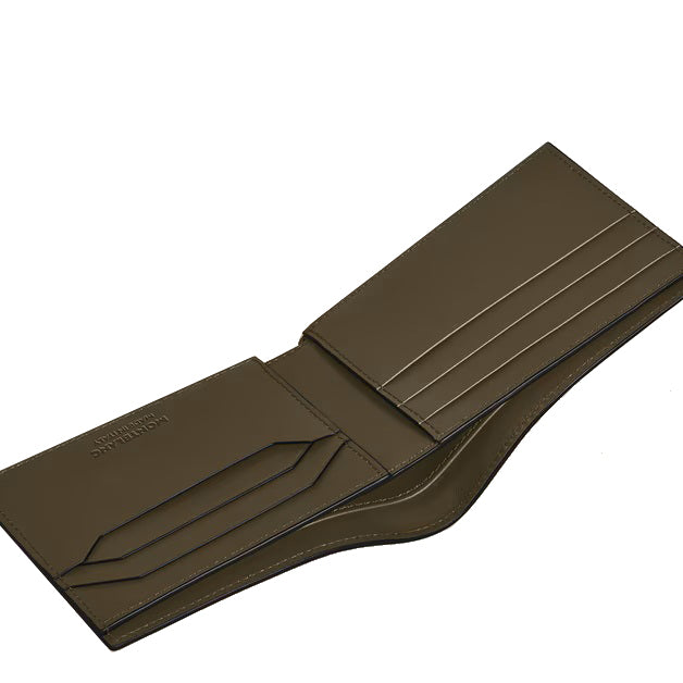 Πορτοφόλι Montblanc με 6 τσέπες σε Extreme leather khaki 221434