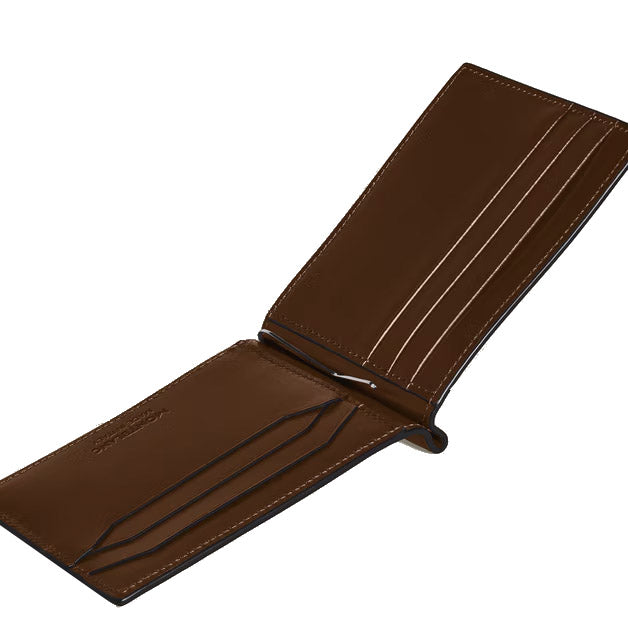 Montblanc 6 zsebes pénztárca pénztartóval Meisterstück Gradient barna 220316