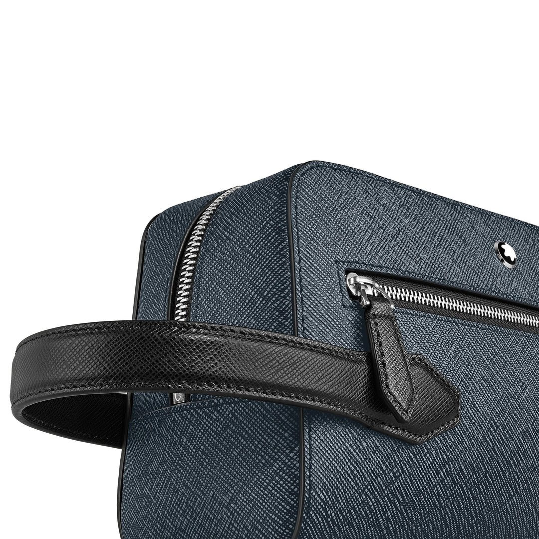 Montblanc clutch tailorial tweed blue 220339