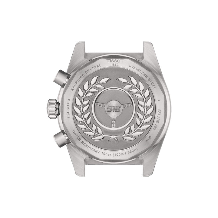 Tissot Watch PR516 Chronograf 40 mm niebieski kwarc stal T149.417.11.041.00