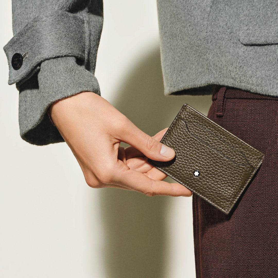 Montblanc Card 5 Kaki 220219 compartments