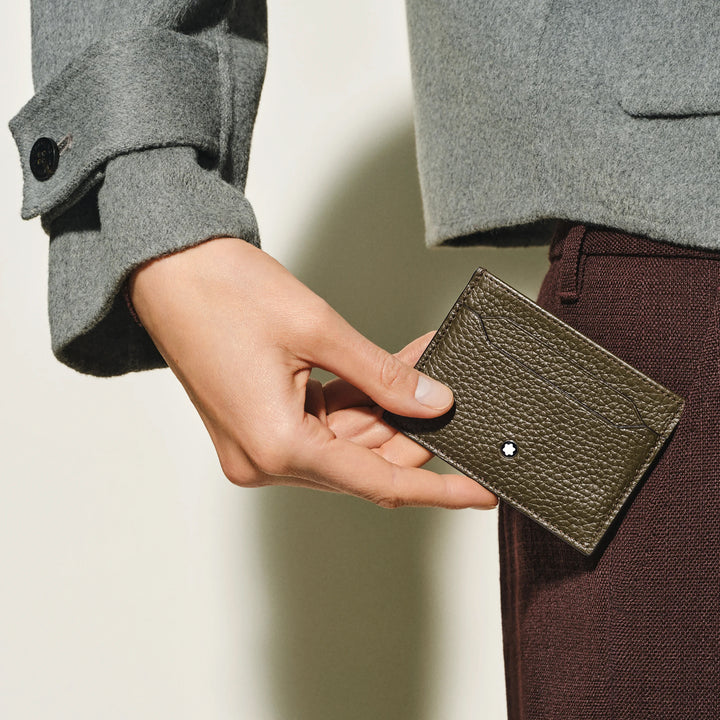 Montblanc Card 5 Kaki 220219 compartments