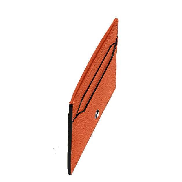 탠저린 사토리얼 가죽 소재의 몽블랑 5포켓 카드 지갑 221352