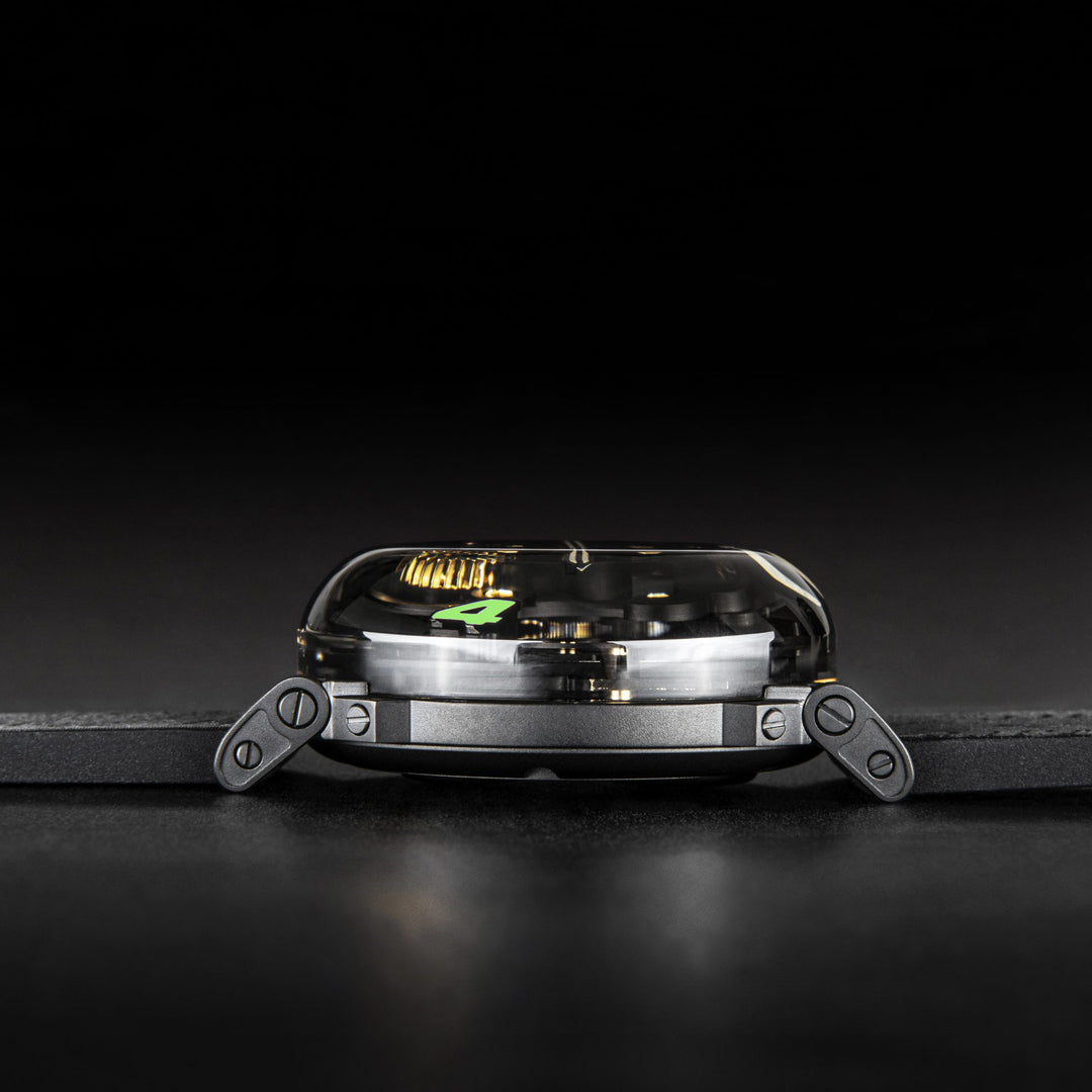 U-BOAT watch U-65 SS GREEN 44mm skeletonized quartz steel 3350