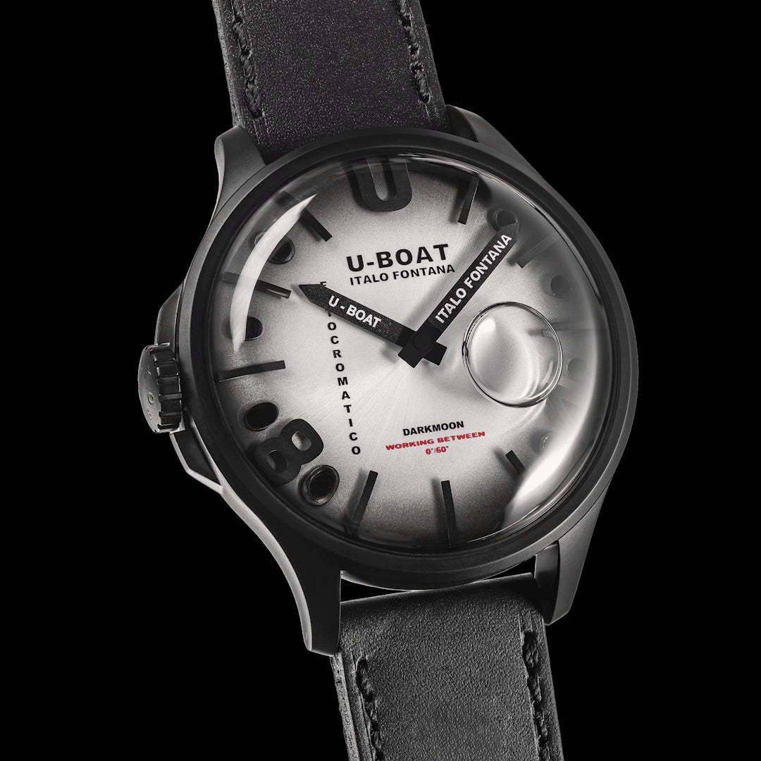 U-BOAT klokke Darkmoon Kama PVD Grå 46,50 mm grå kvartsstål PVD grå 3339