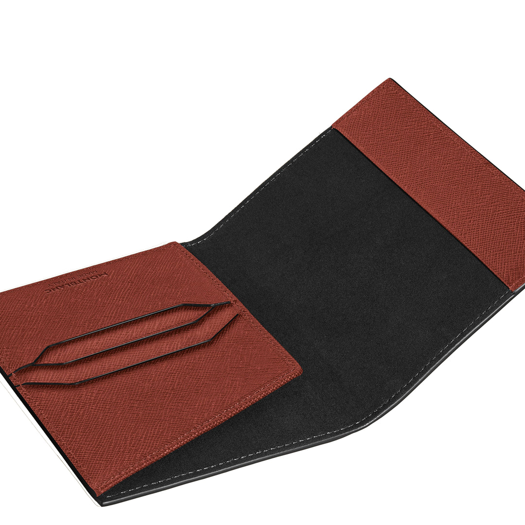 Montblanc Sartorial läder passhållare röd ek 223061