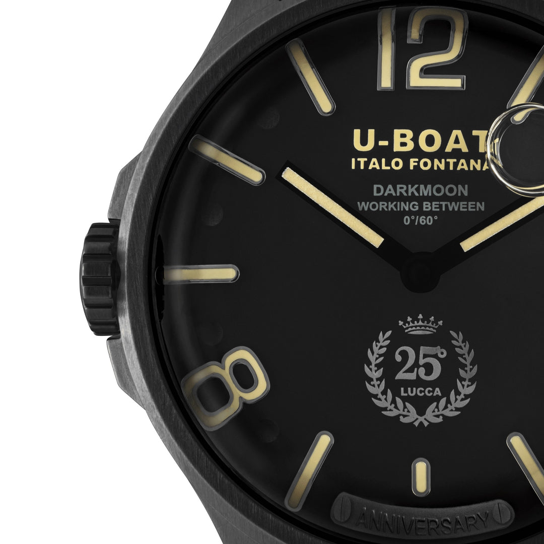 U-BOAT Darkmoon 25° Black PVD 46mm black quartz steel black PVD finish 2026