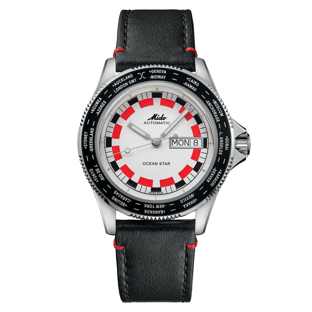 Mido Ocean Star Worldtimer 40mm Automatic Automatic Steel M026.830.16.030.00