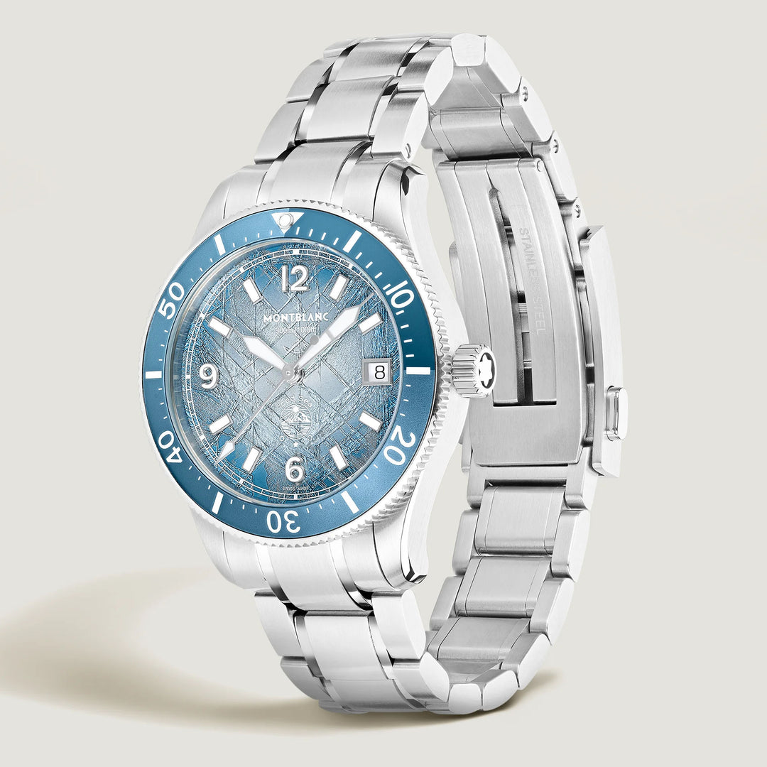 Montblanc Iced Sea Automatic Date Clock 0 Oxygen 38mm Auto Automatic Steel 134022