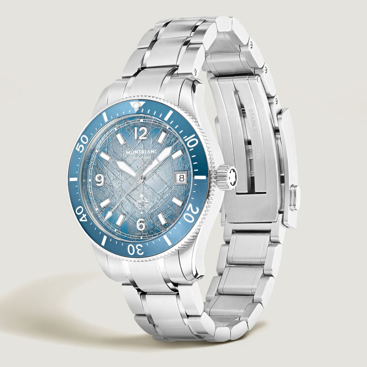 Montblanc Iced Sea Automatic Date Clock 0 Oxygen 38mm Auto Automatic Steel 134022
