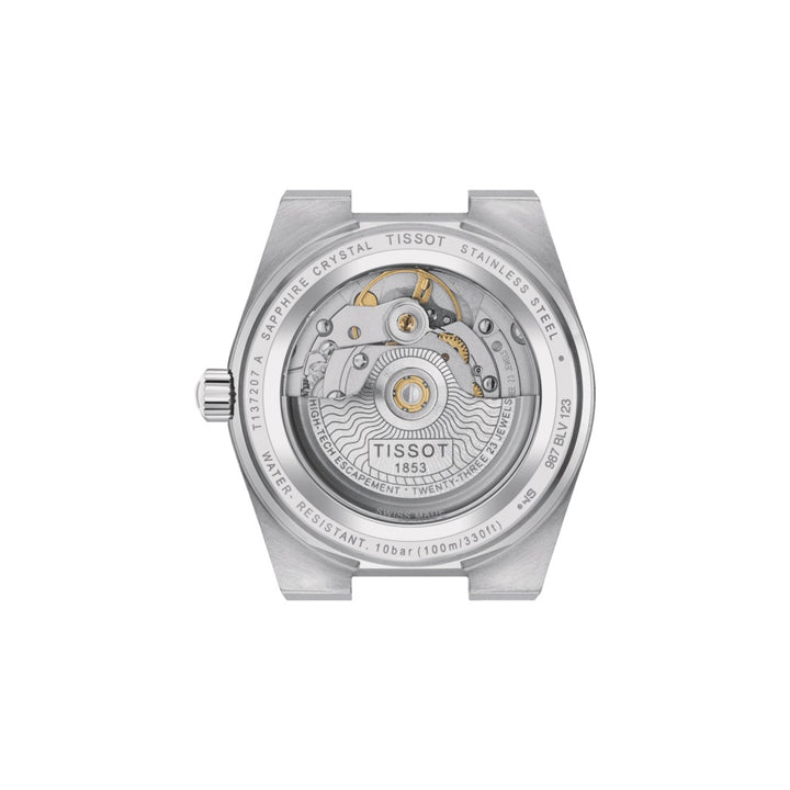 Часы Tissot PRX Powermatic 80 35 мм бирюзовая сталь T137.207.11.351.00