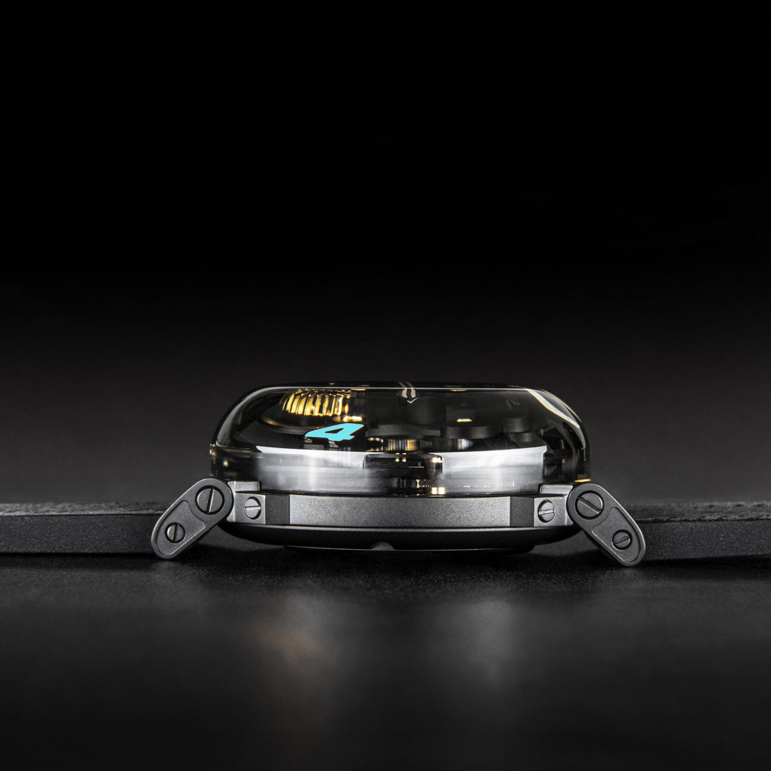 U-BOAT watch U-65 SS TURQUOISE 44mm skeletonized quartz steel 3352