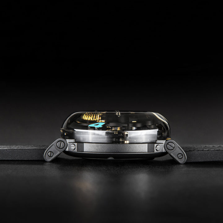 U-BOAT watch U-65 SS TURQUOISE 44mm skeletonized quartz steel 3352