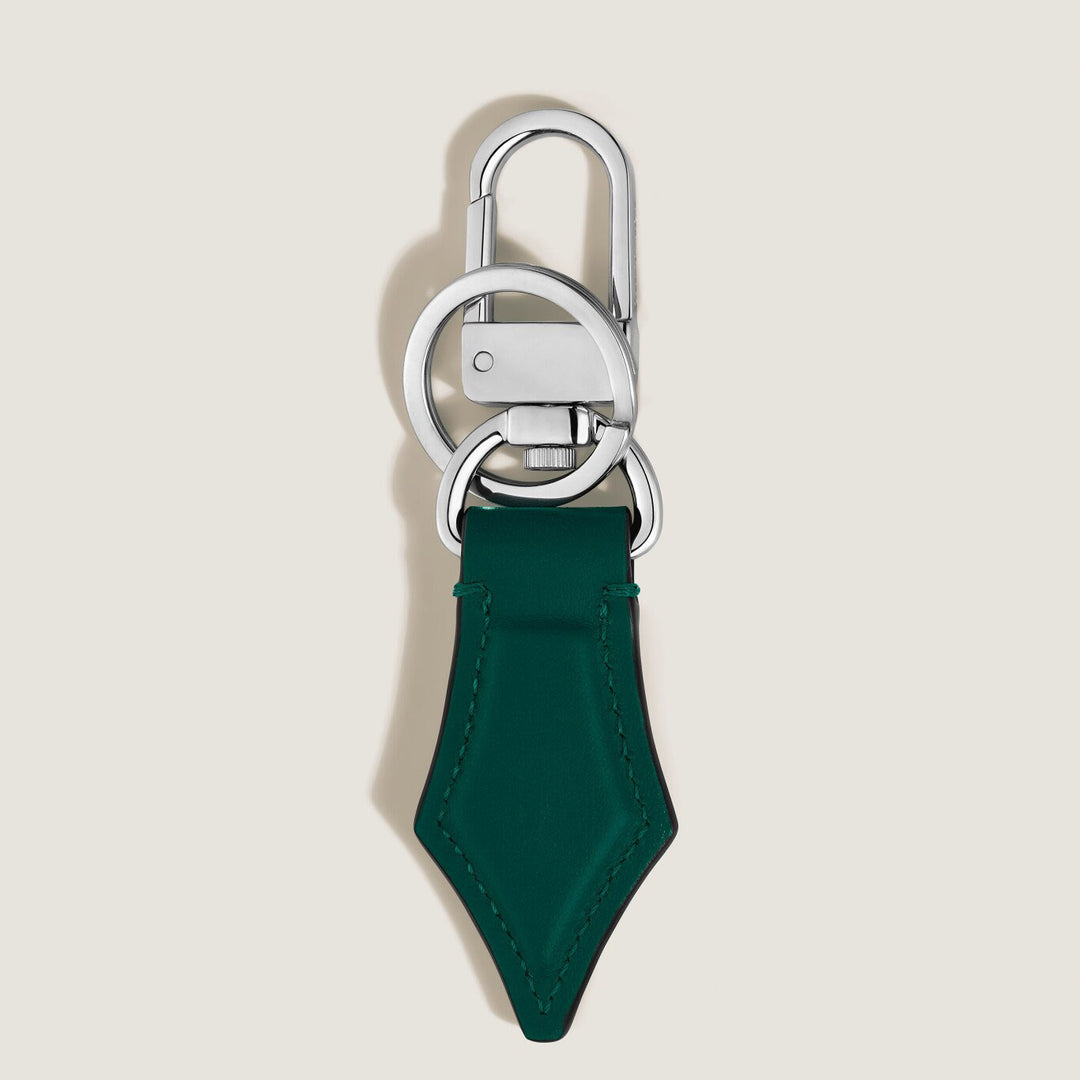Montblanc key ring Nib Shape Soft malachite leather 220307