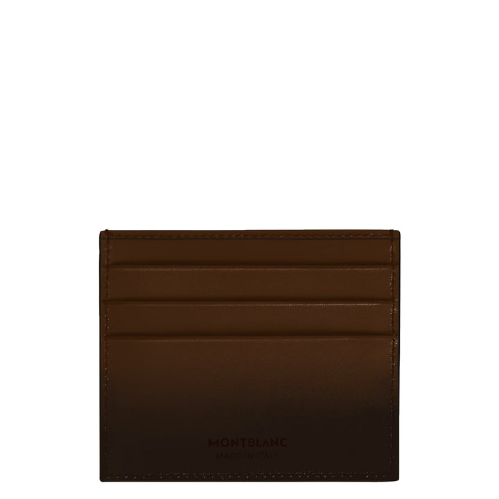 MONTBLANC CARD CARD 6 MEISSSTück compartments Shaded Marrone 220319