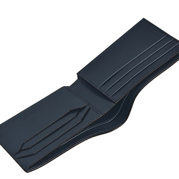 Montblanc 6 pocket wallet leather Meisterstück blue velvet 220446