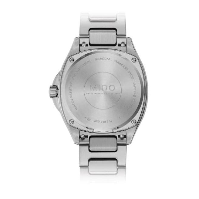 미도 시계 Multifort TV 34x35mm Mother of Pearl 다이아몬드 오토매틱 스틸 M049.307.11.106.00