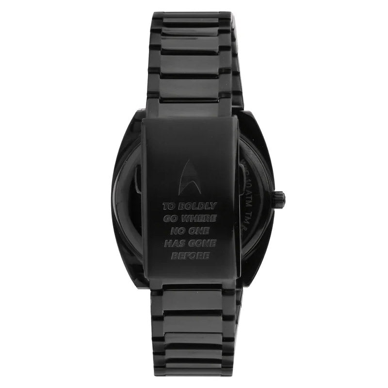 Lorenz ur STAR TREK Deep Space Limited Edition 40x36 mm sort automatisk stål sort PVD-finish 030287LE