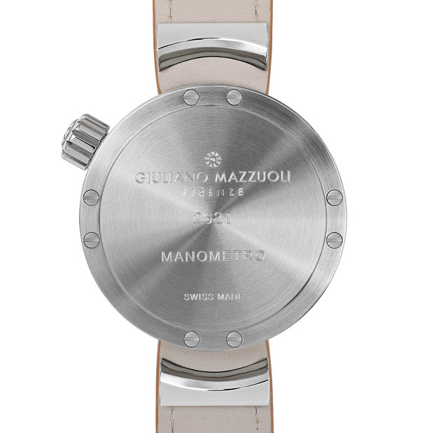Reloj Giuliano Mazzuoli Manómetro 45mm negro automático acero MRP02N