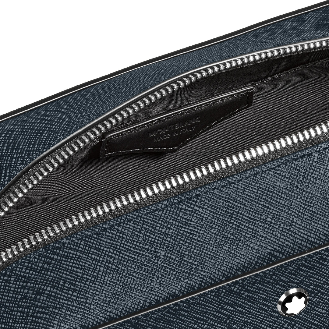 Montblanc clutch tailorial tweed blue 220339