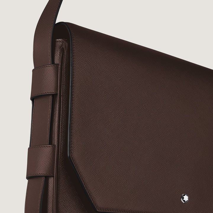 Montblanc Sartorial Messenger-väska i ebenholtsfärgad läder 222931