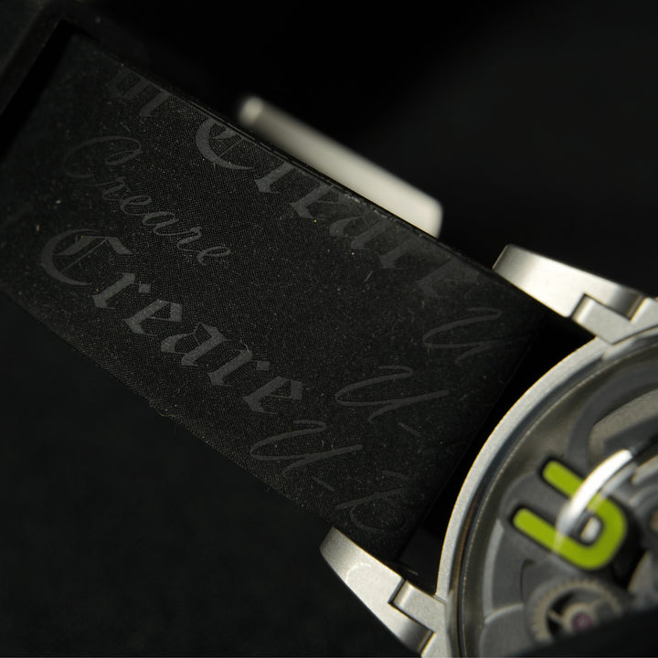 U-BOAT watch U-65 SS GREEN 44mm skeletonized quartz steel 3350