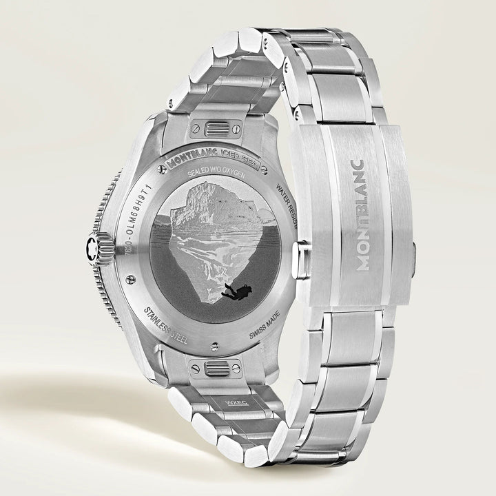 Montblanc Iced Sea Automatic Date Clock 0 Oxygen 38mm Auto Automatic Steel 134022