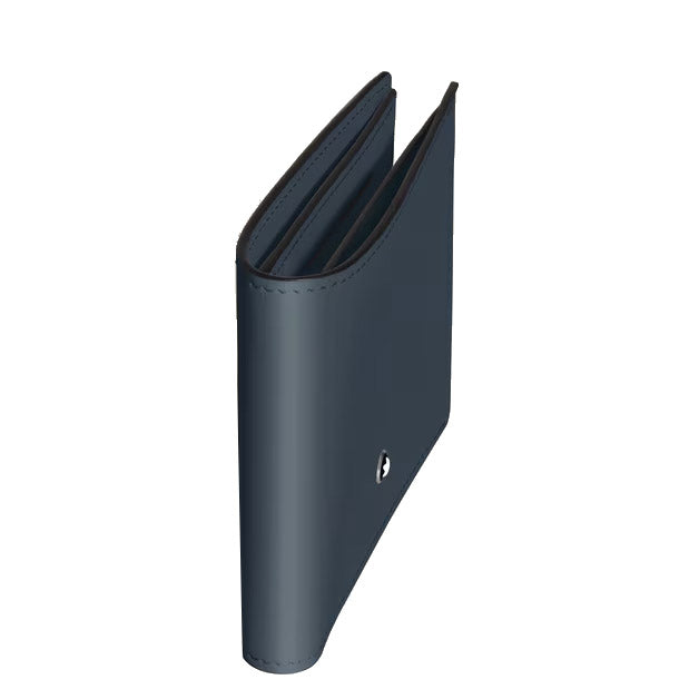 Montblanc 6 pocket wallet leather Meisterstück blue velvet 220446