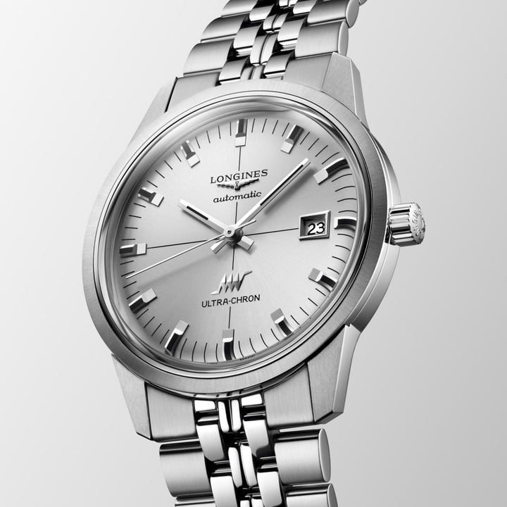 Longines ur Ultra-Chron Classic 40mm sølv automatisk stål L2.937.4.72.6