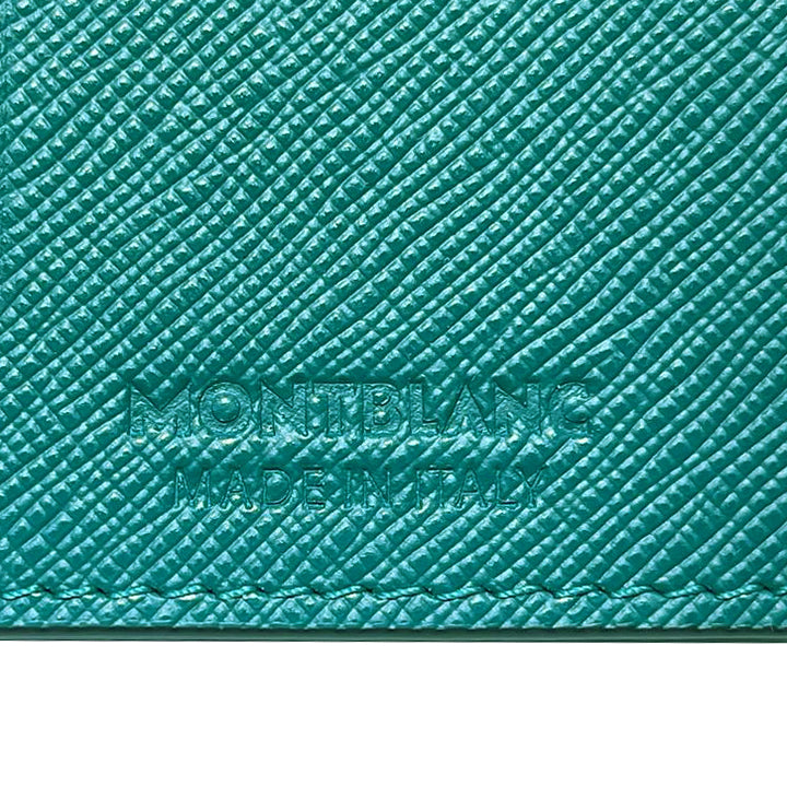 Montblanc 4CC Sartorial Fern Blue 신용 카드 홀더 131726